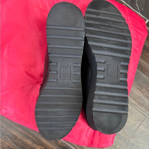 Soul Naturalizer Black Joyla Platform Loafers Lug Sole Slip On Size 12M EUC - Picture 8 of 9